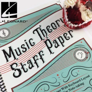 Τετράδιο θεωρίας μουσικής με νότες για ατομικά μαθήματα θεωρίας μουσικής στο Ωδείο Μελιγαλά